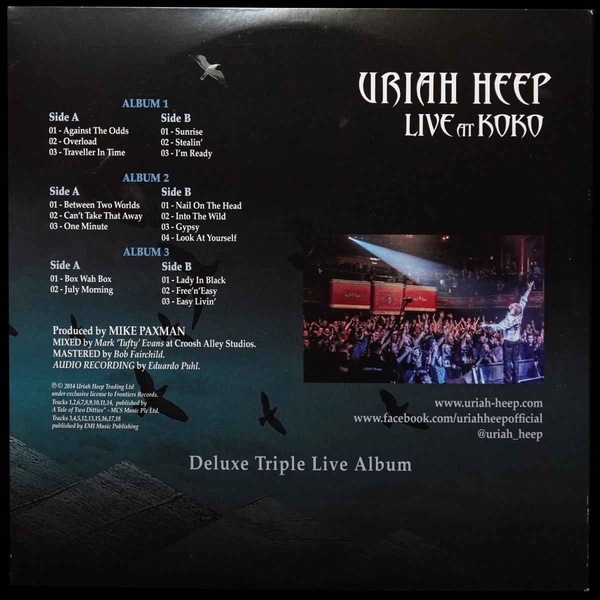 LP Uriah Heep — Live At Koko (3LP) фото 2