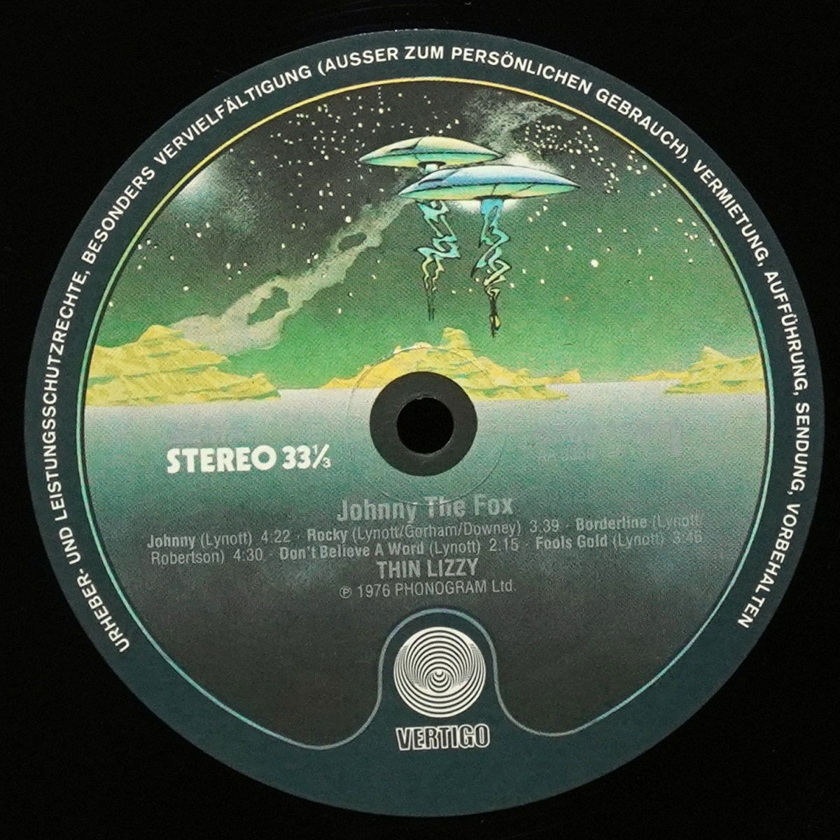 LP Thin Lizzy — Johnny The Fox фото 3