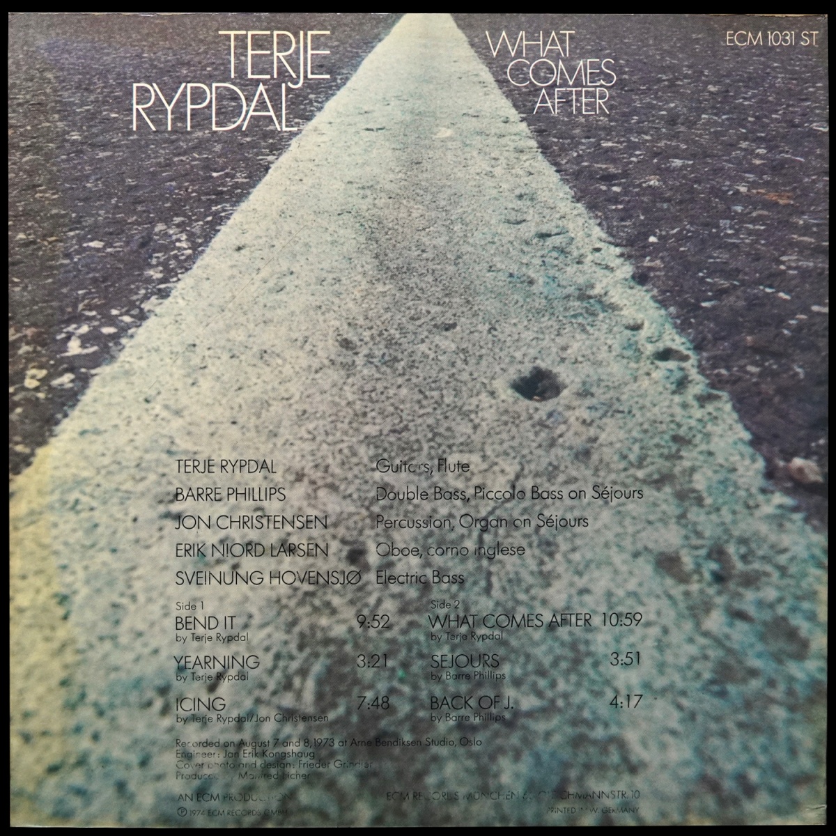 LP Terje Rypdal — What Comes After фото 2