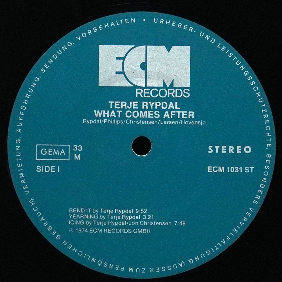 LP Terje Rypdal — What Comes After фото 3