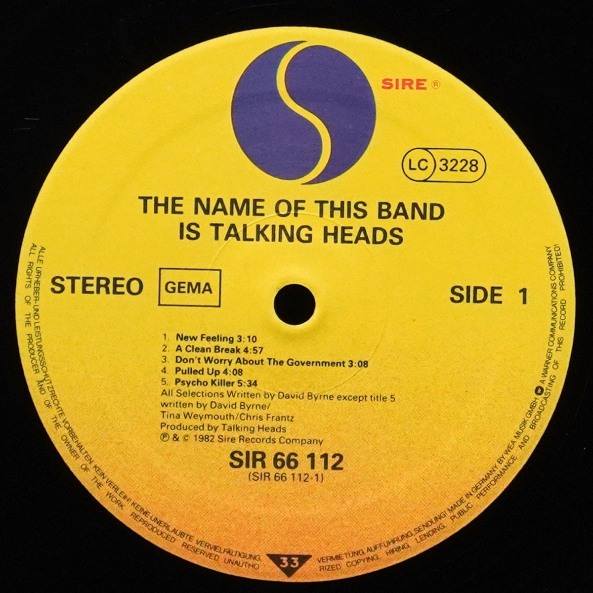 LP Talking Heads — Name Of This Band Is Talking Heads (2LP) фото 3