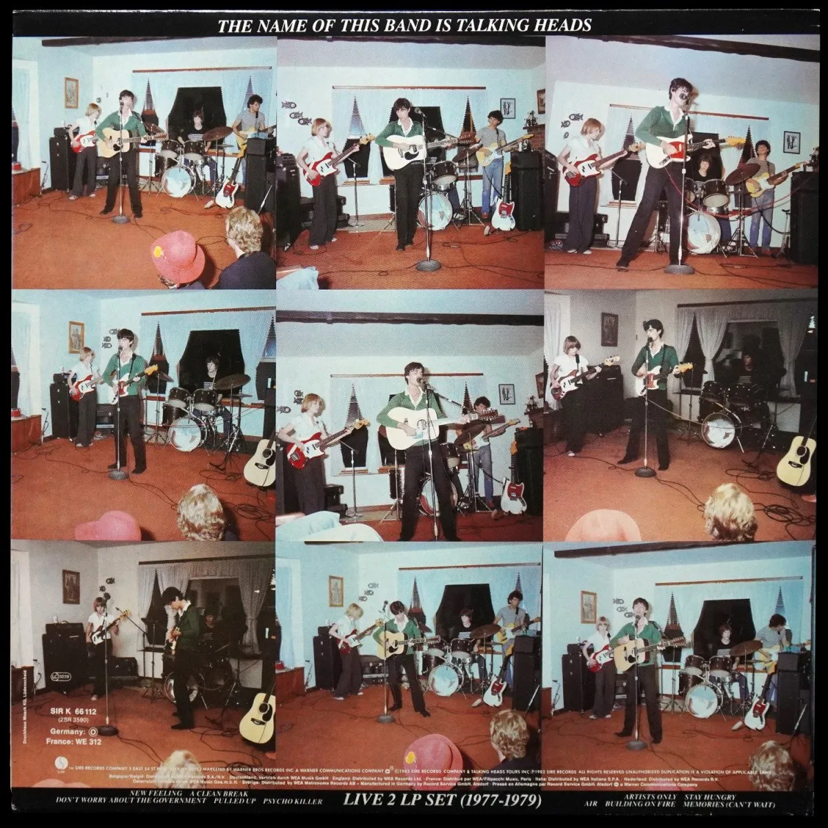 LP Talking Heads — Name Of This Band Is Talking Heads (2LP) фото