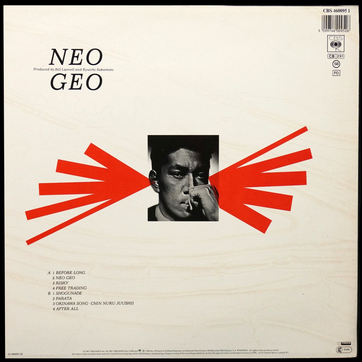 LP Ryuichi Sakamoto — Neo Geo фото 2