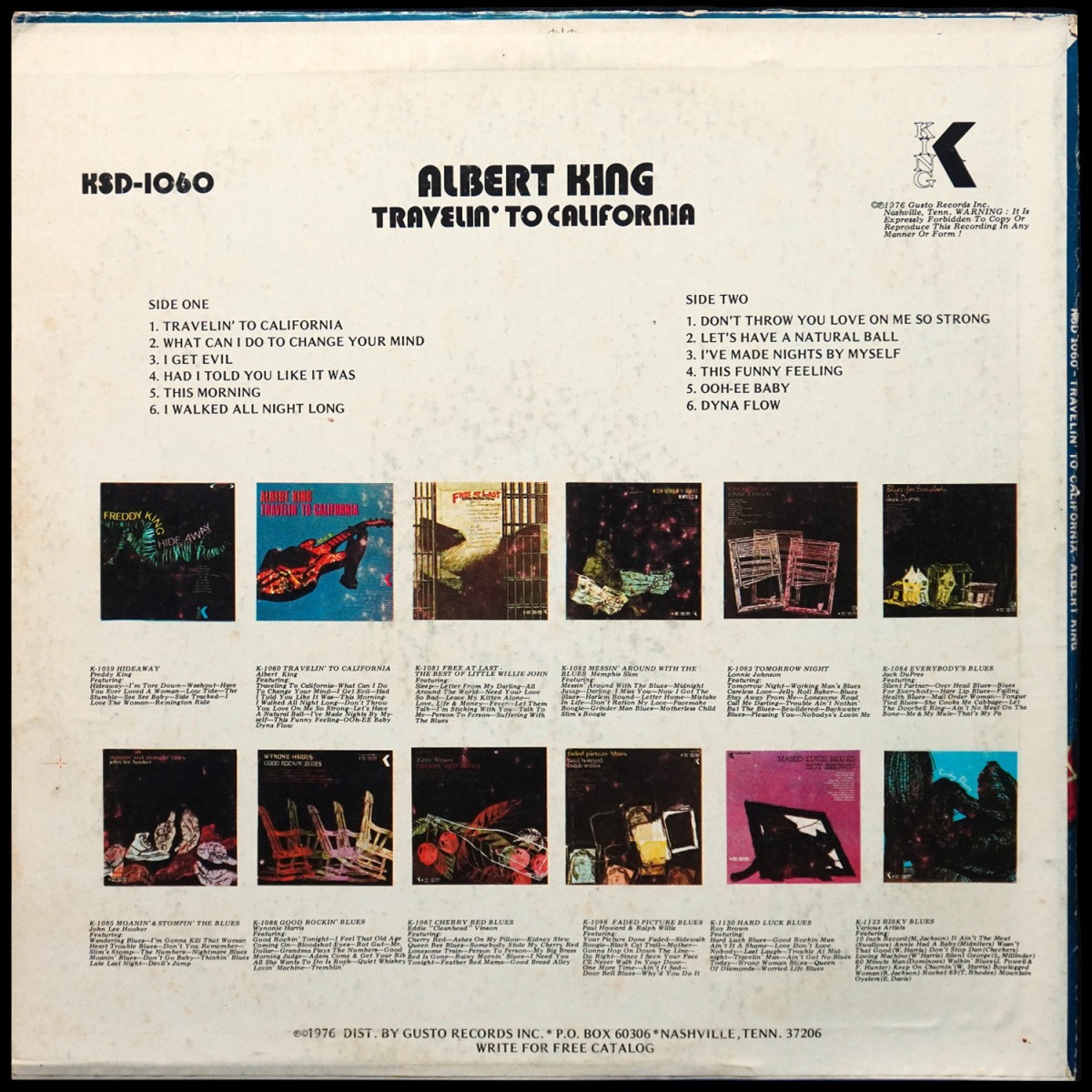 LP Albert King — Travelin' To California (Lucy And Me) фото 2