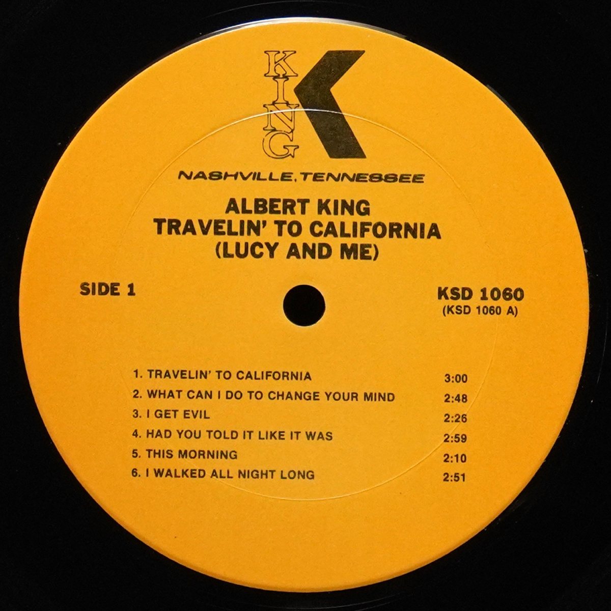 LP Albert King — Travelin' To California (Lucy And Me) фото 3