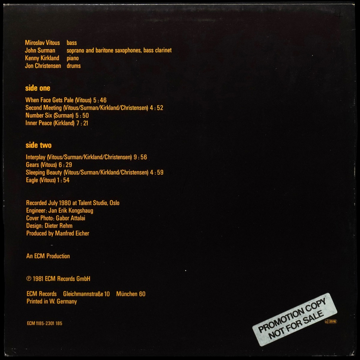 LP Miroslav Vitous — Miroslav Vitous Group фото 2