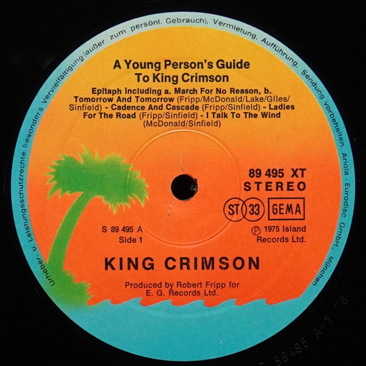 LP King Crimson — Young Persons' Guide To King Crimson (2LP, + постер) фото 3