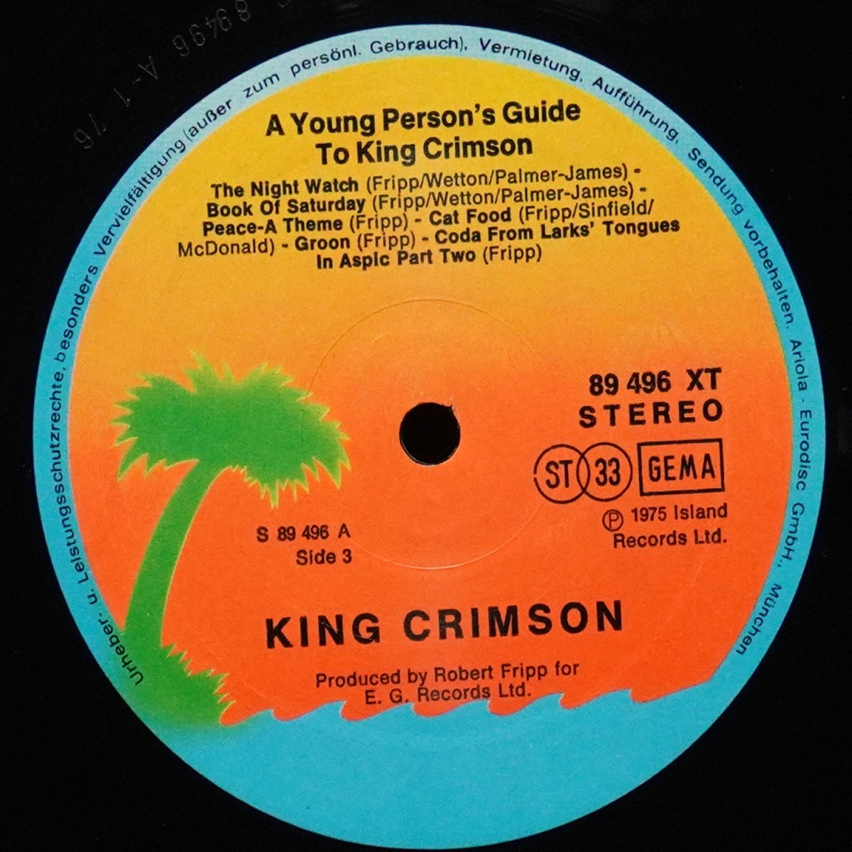 LP King Crimson — Young Persons' Guide To King Crimson (2LP, + постер) фото 5