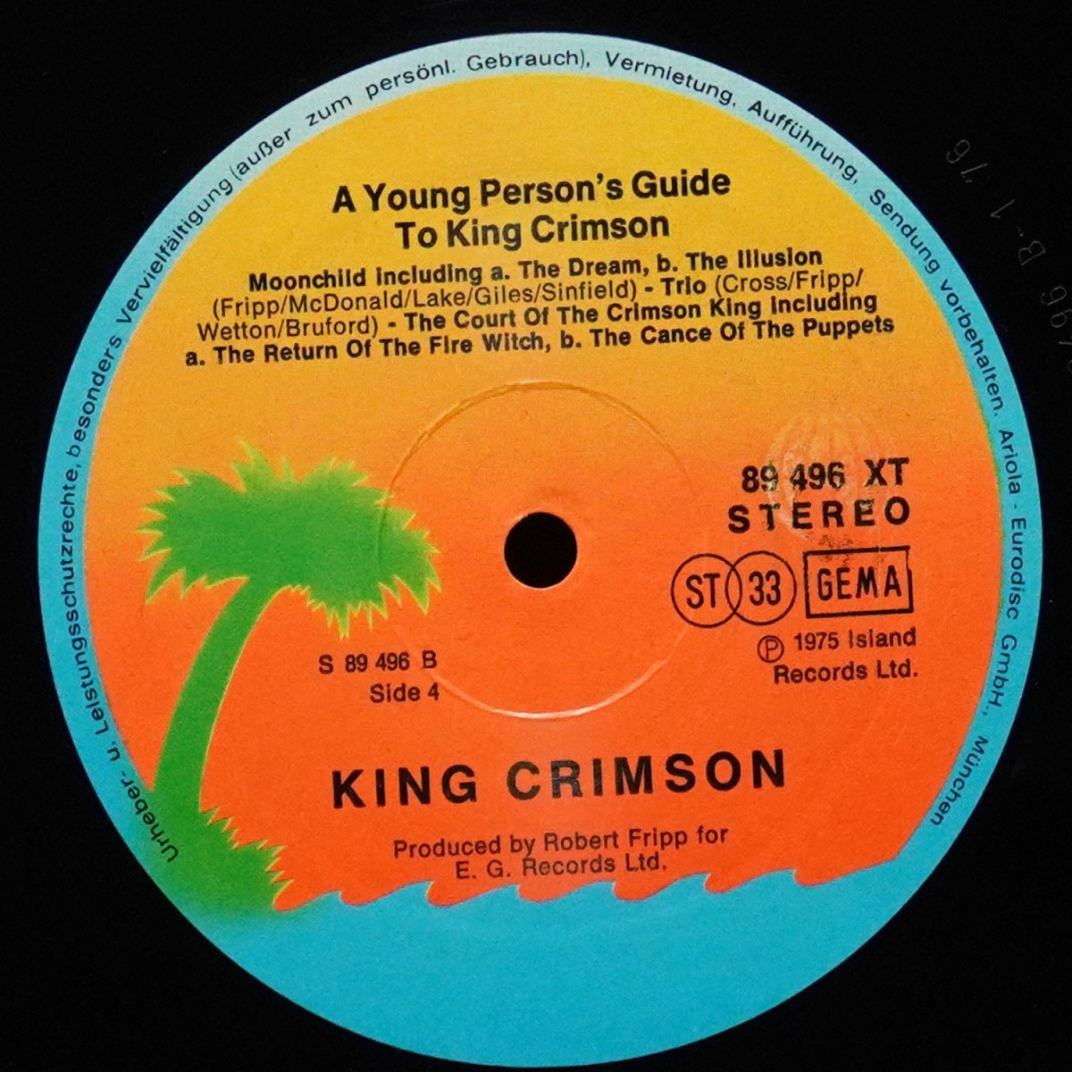 LP King Crimson — Young Persons' Guide To King Crimson (2LP, + постер) фото 6