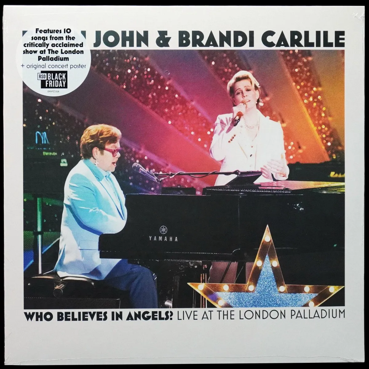 LP Elton John — Who Believes In Angels? Live At The London Palladium (+ постер) фото