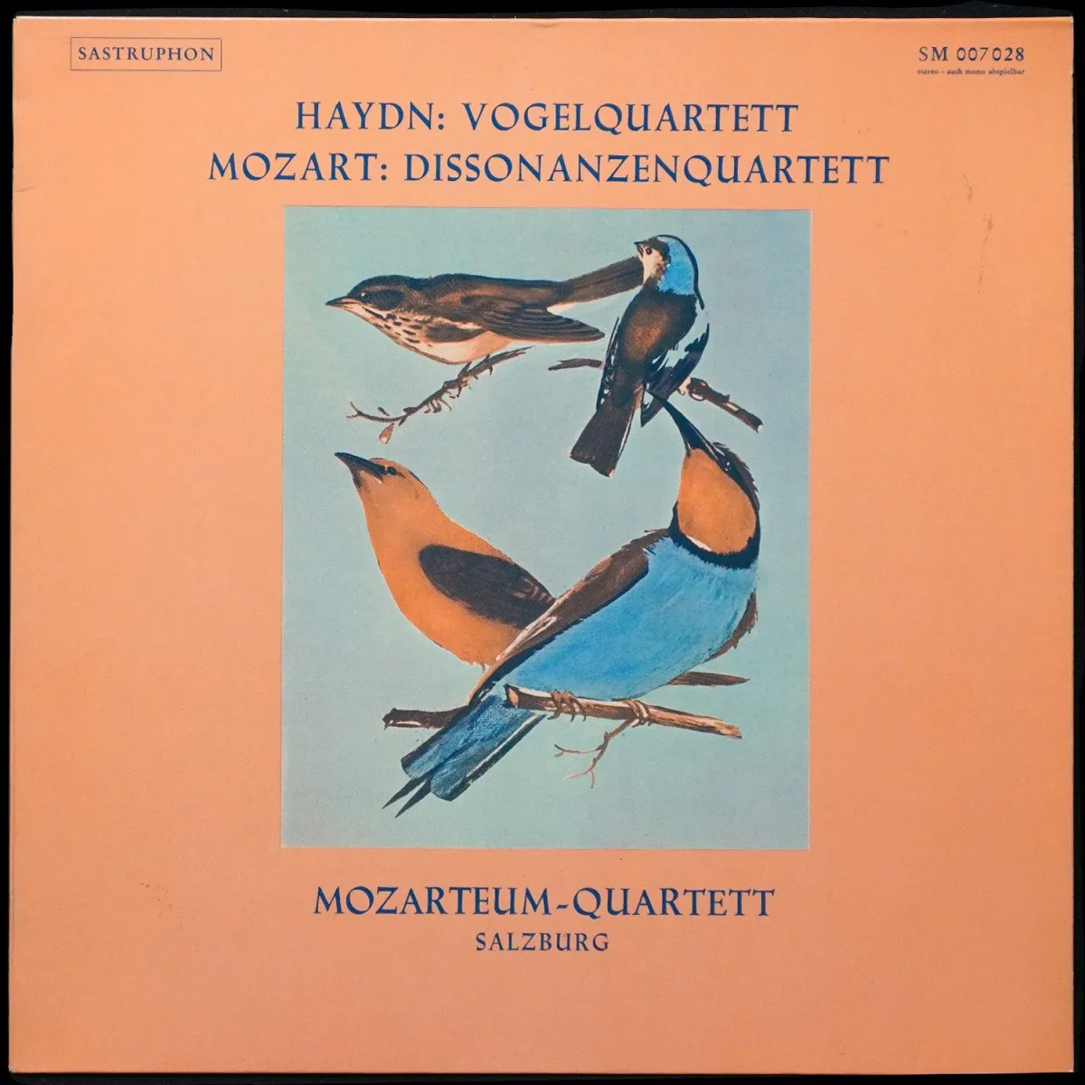 LP Mozarteum Quartett — Haydn / Mozart: Vogelquartett / Dissonanzenquarett фото