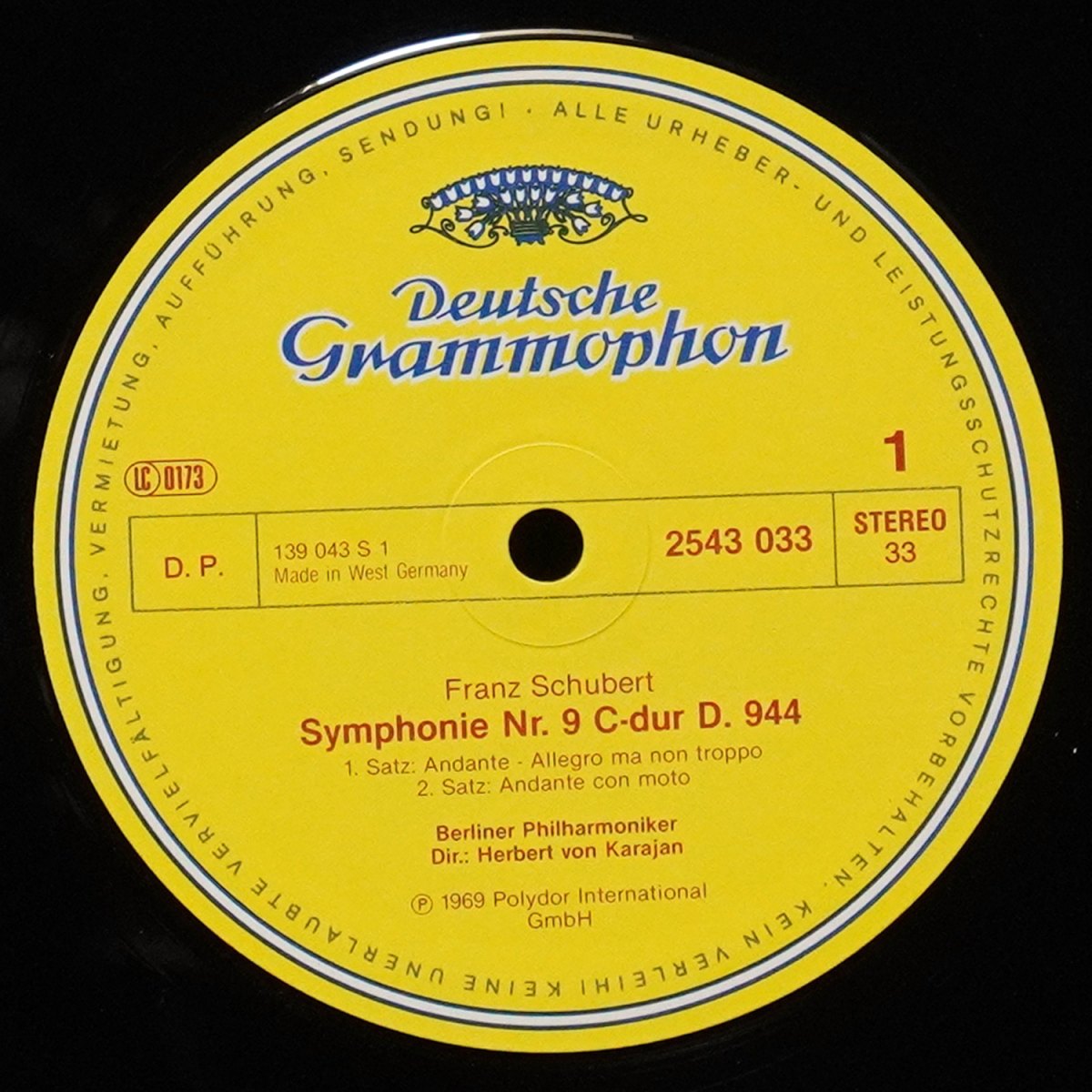 LP Herbert Von Karajan — Karajan-Edition 100 Meisterwerke - Schubert: Symphonie Nr. 9 C-dur фото 2