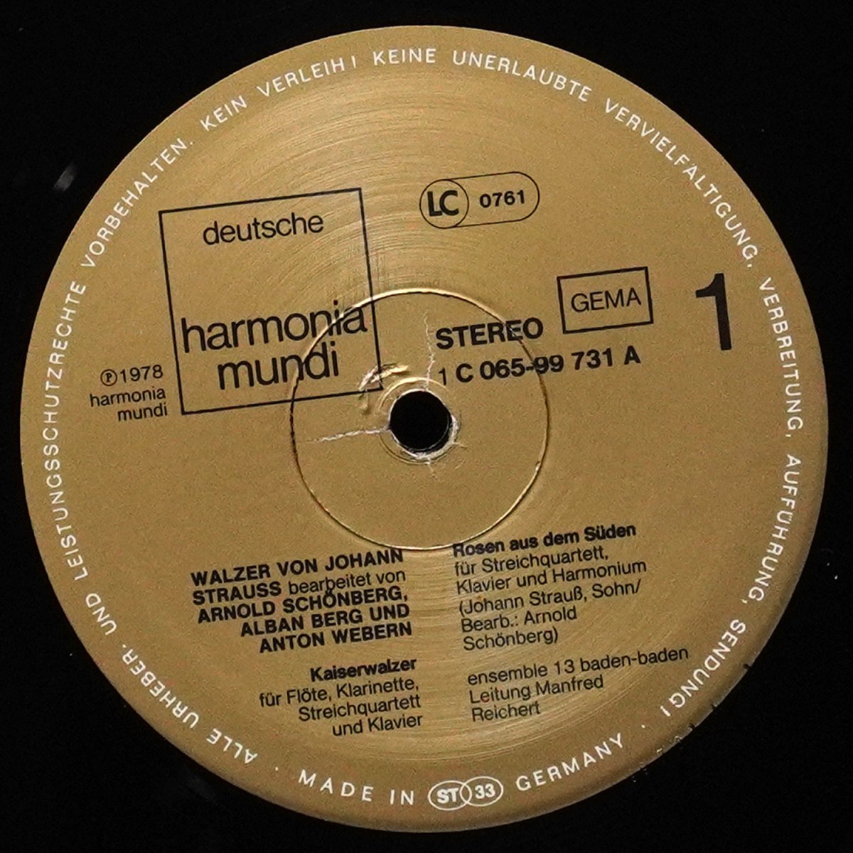 LP Manfred Reichert — Strauss Jr.: Walzer фото 2