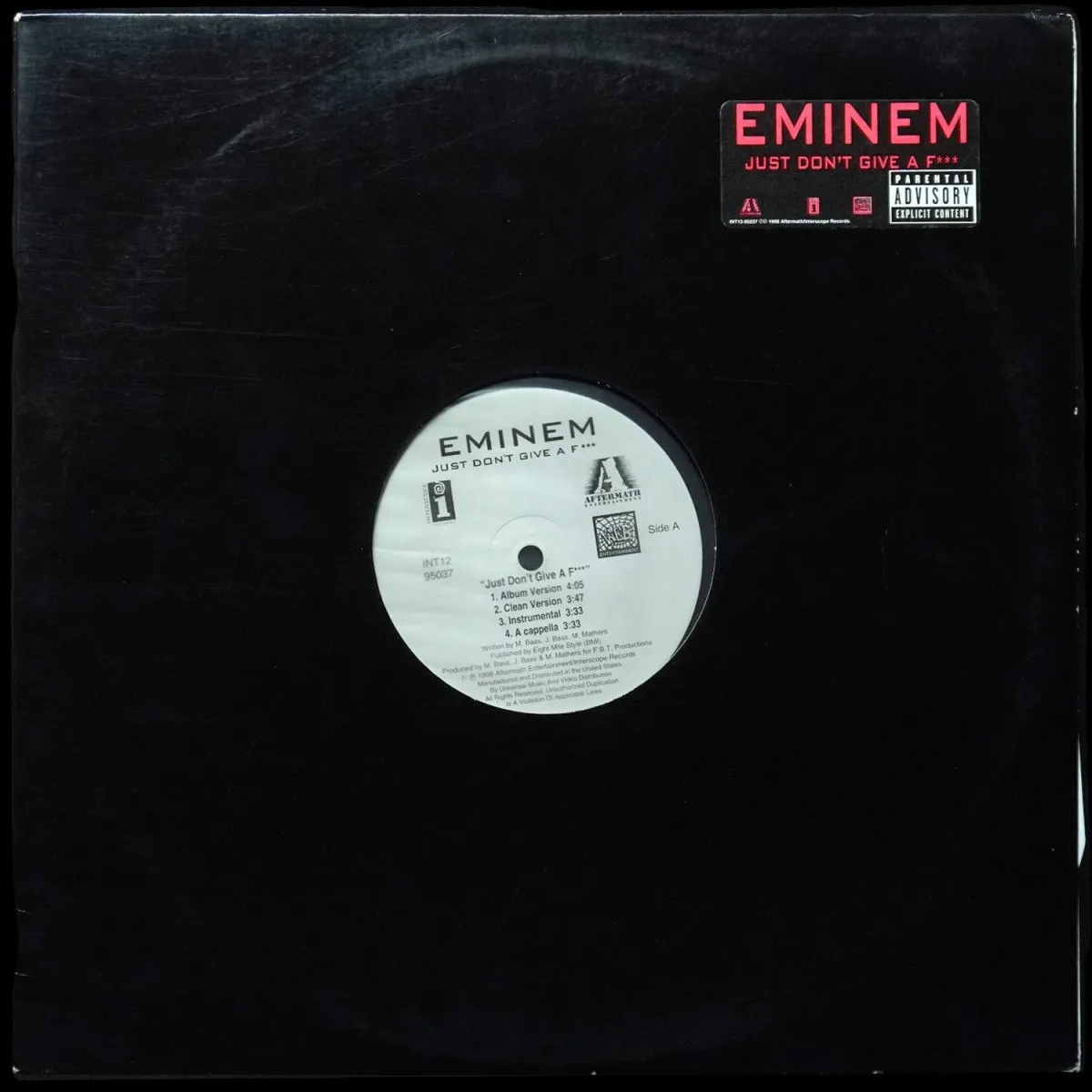 LP Eminem — Just Don't Give A F*** (макси сингл) фото