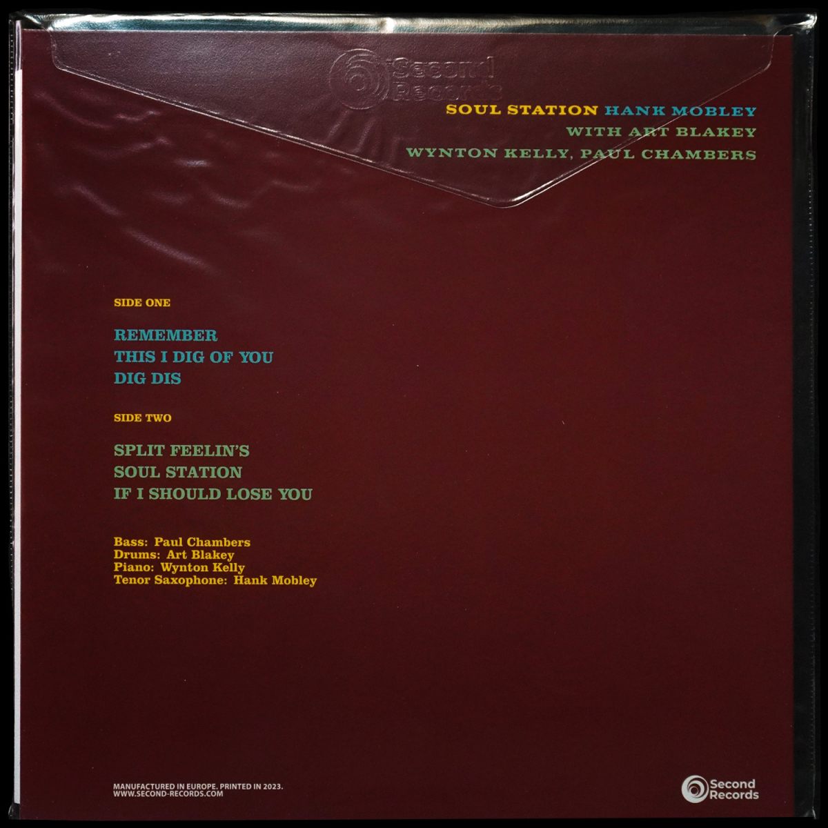 LP Hank Mobley — Soul Station (цветной винил) фото 2