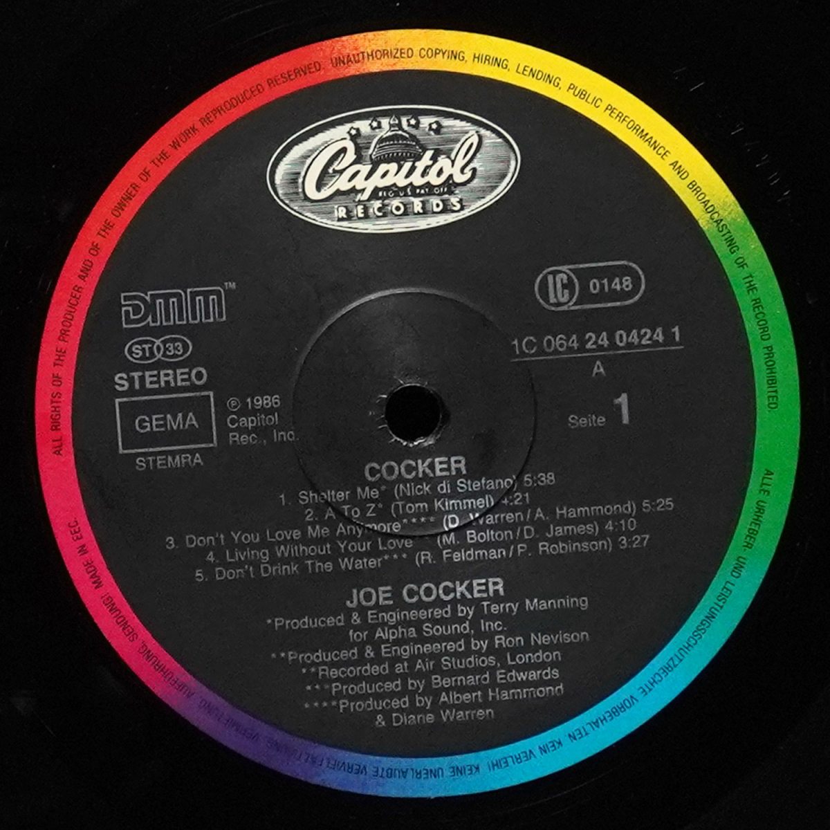 LP Joe Cocker — Cocker фото 3