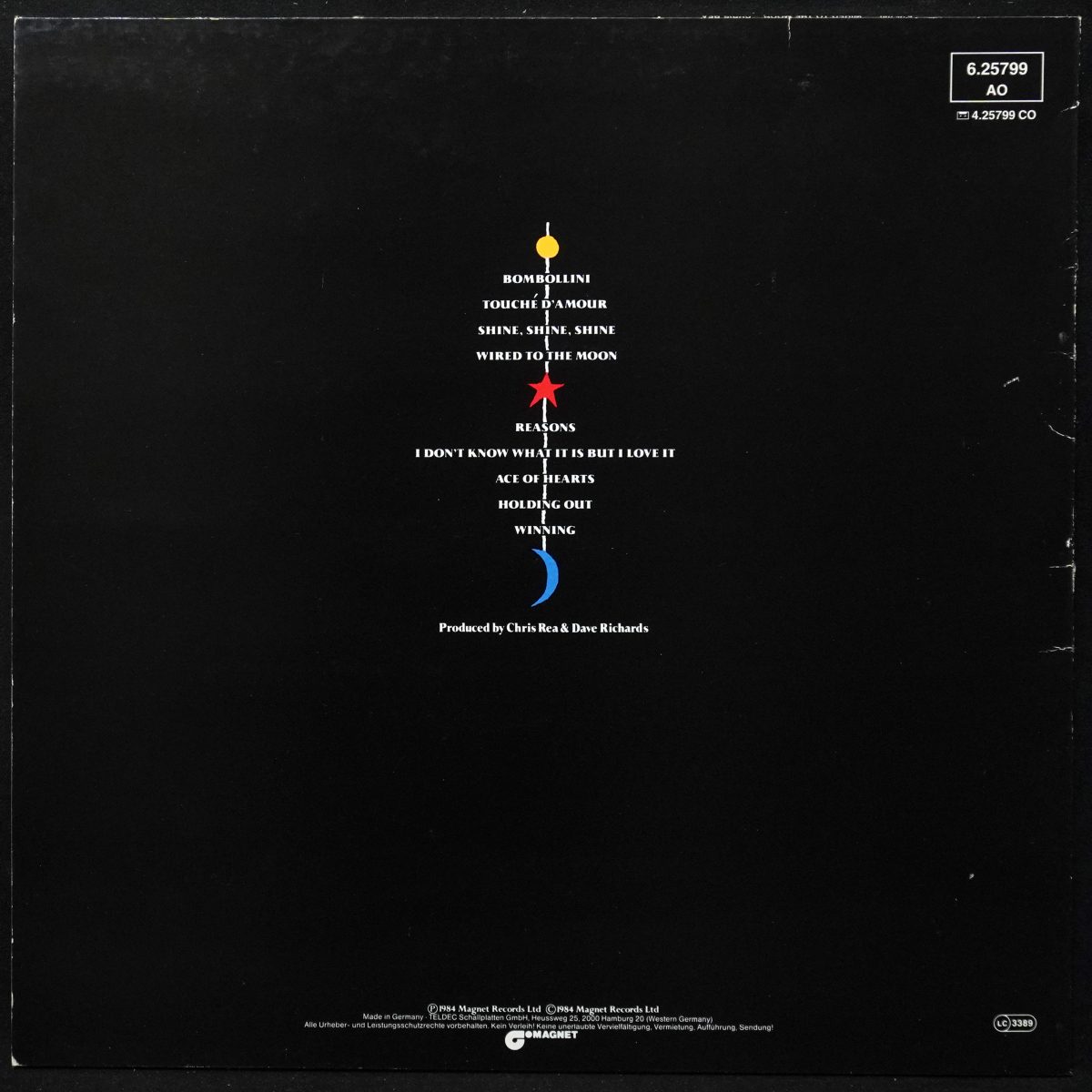 LP Chris Rea — Wired To The Moon фото 2