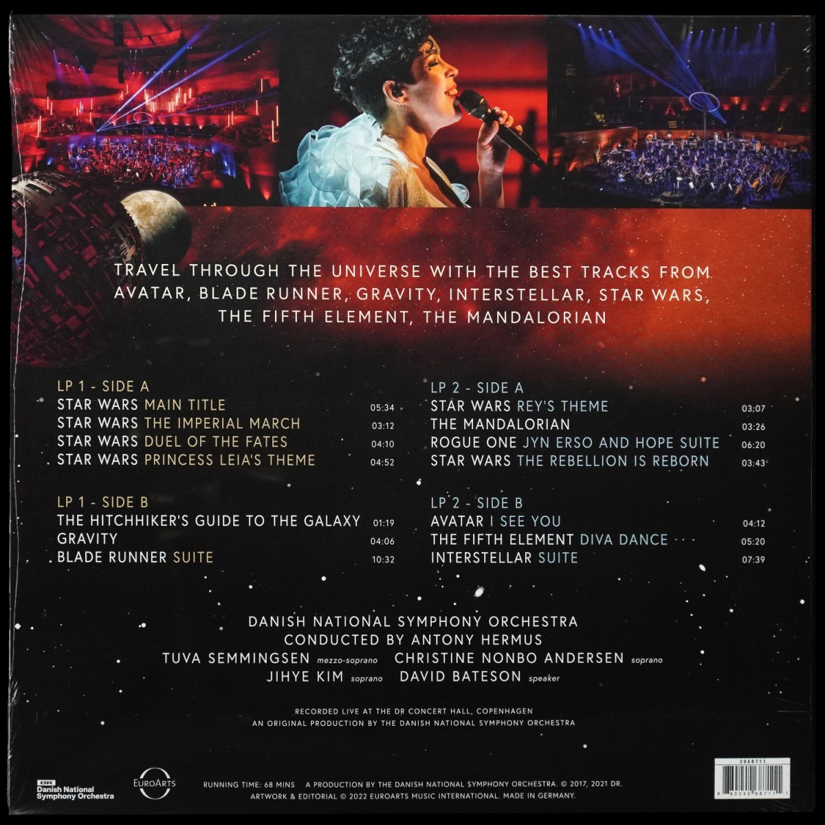 LP Danish National Symphony Orchestra — Galaxymphony: The Best Of Volume I & II (2LP) фото 2