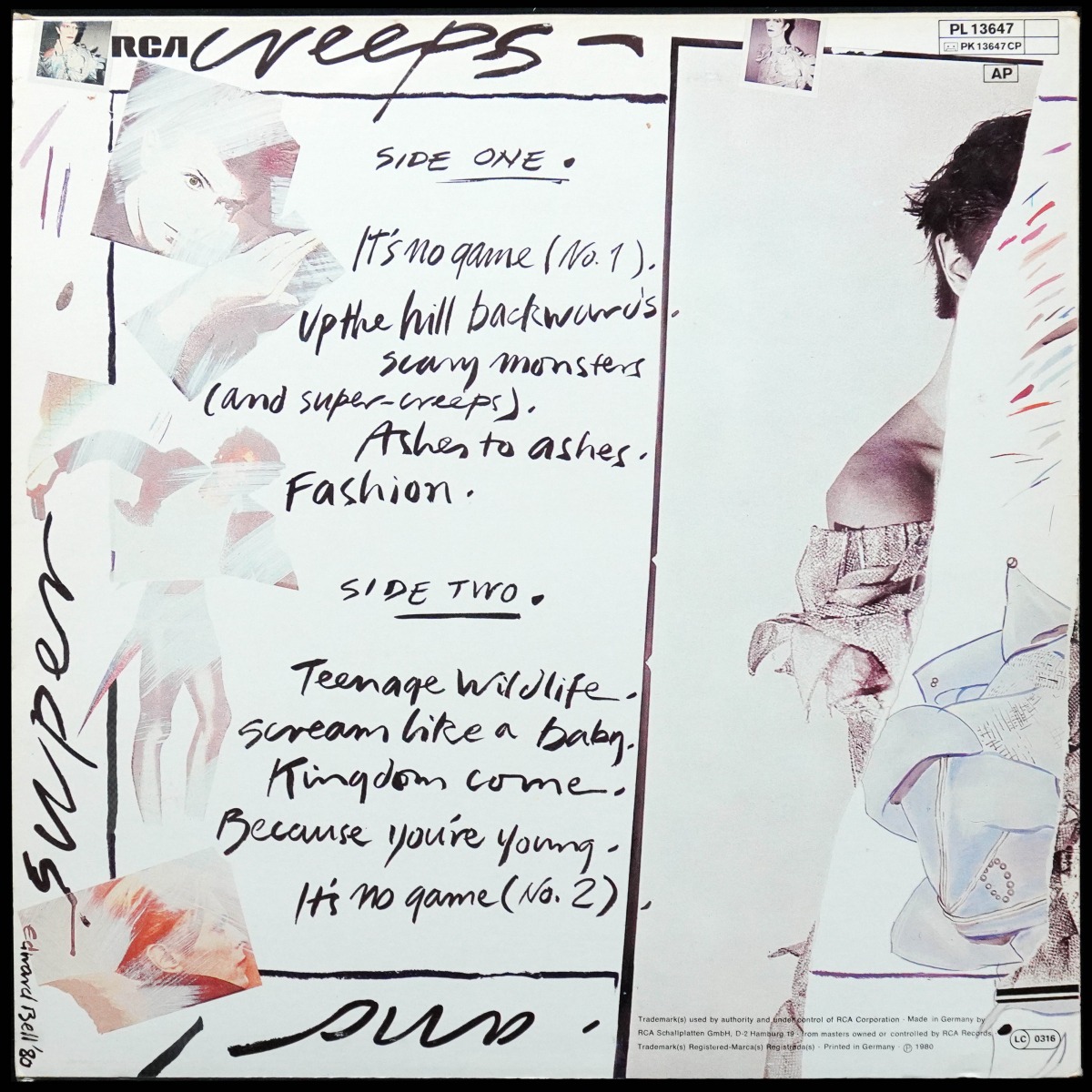 LP David Bowie — Scary Monsters фото 2