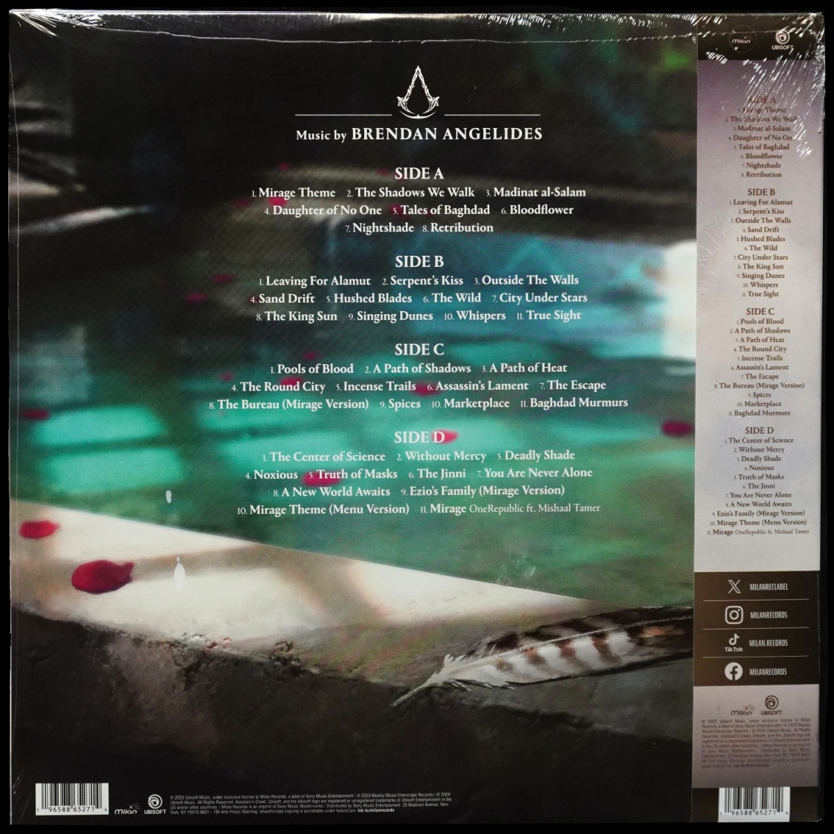LP Brendan Angelides — Assassin's Creed Mirage (Original Soundtrack) (2LP, цветной винил, + obi) фото 2