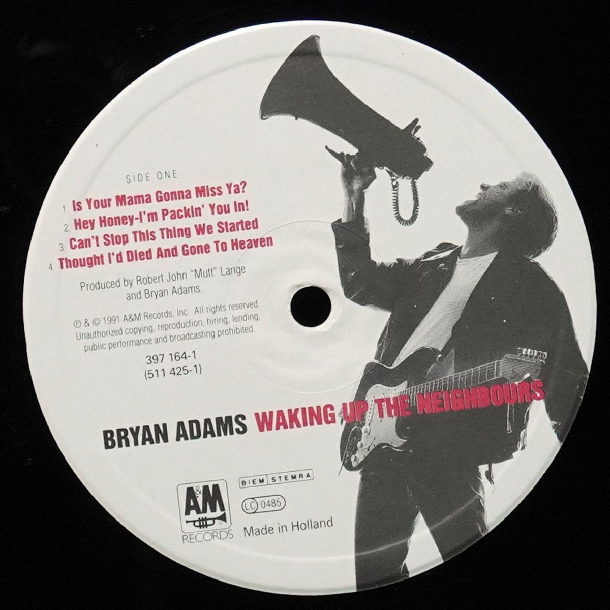 LP Bryan Adams — Waking Up The Neighbours (2LP) фото 3