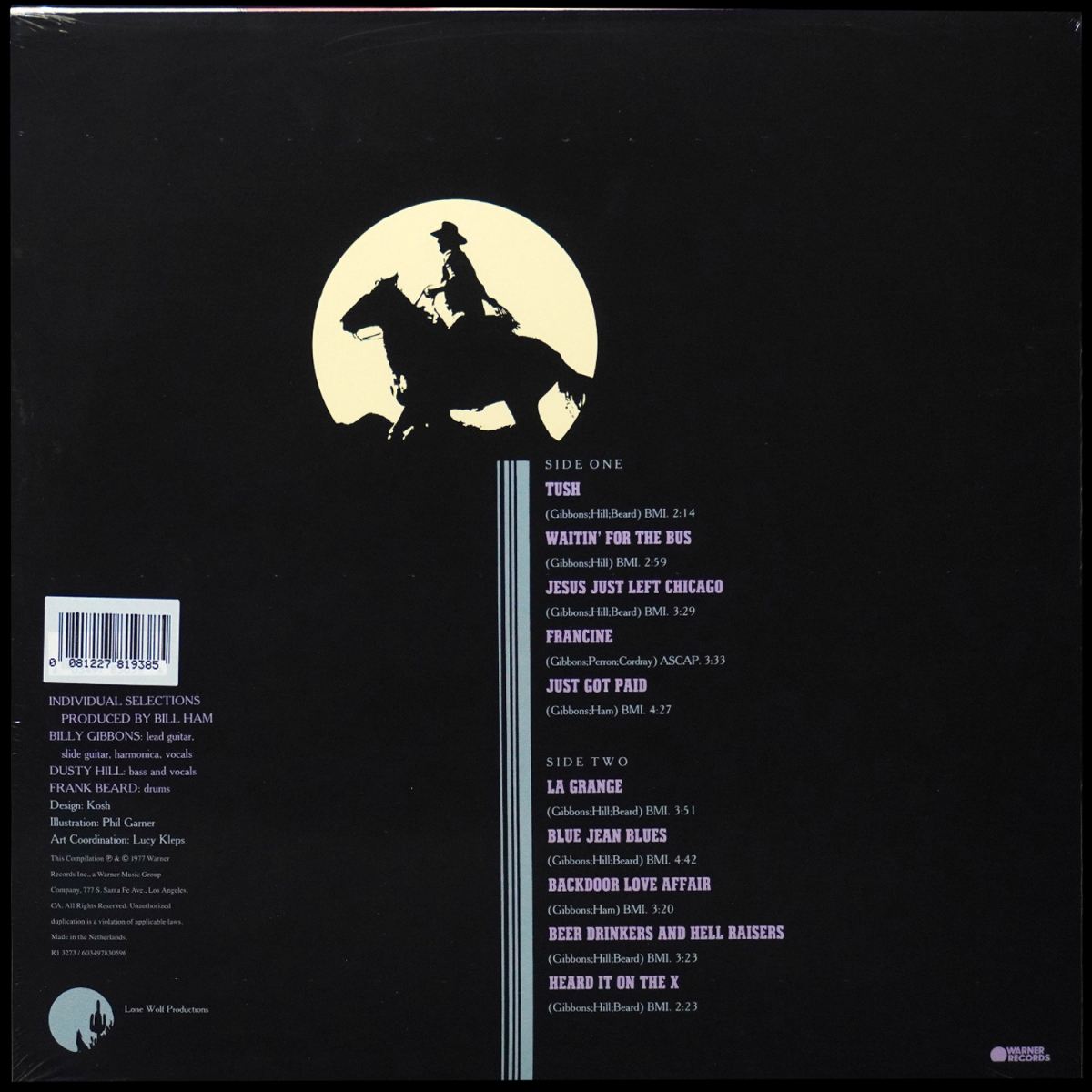 LP ZZ Top — Best Of ZZ Top (цветной винил) фото 2