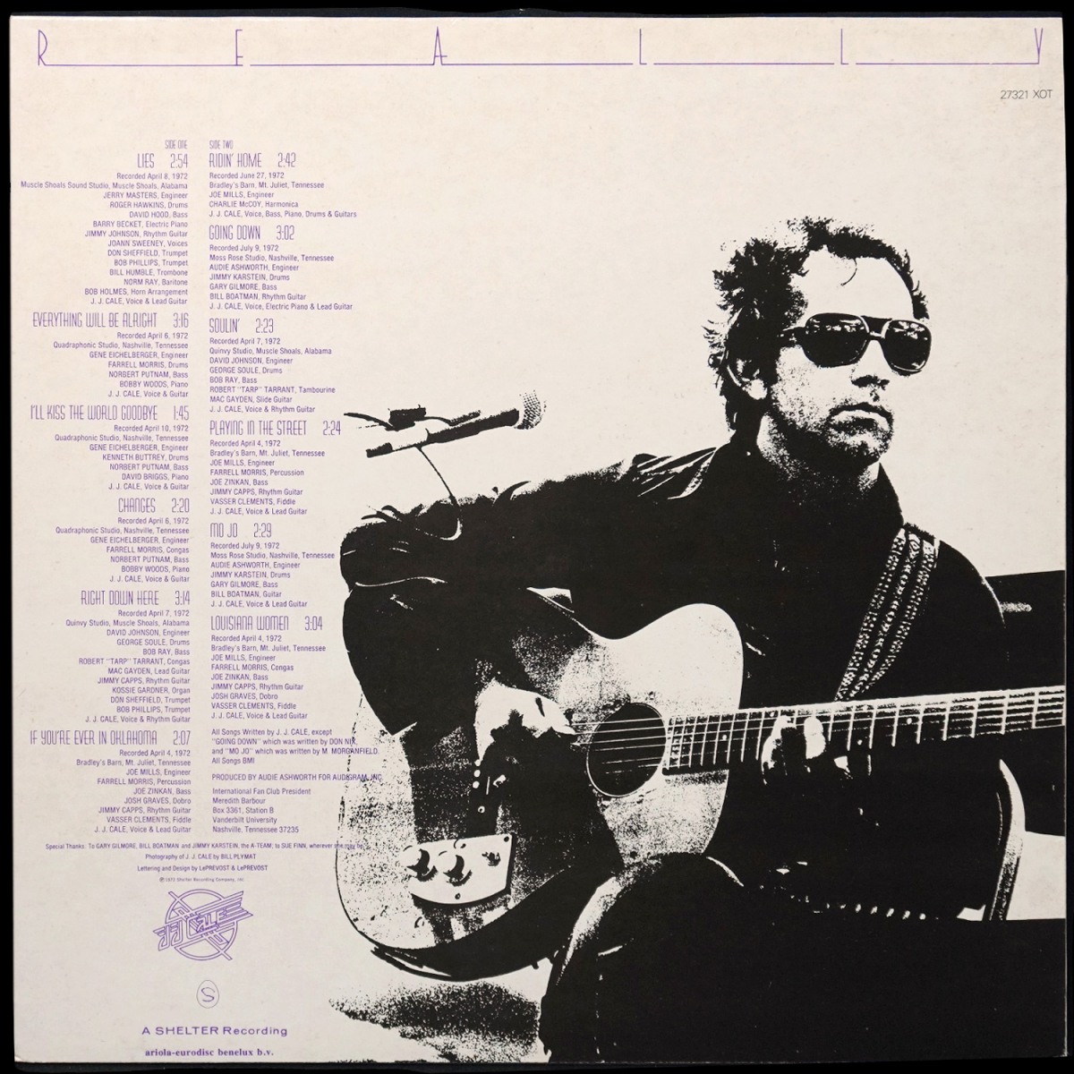LP J.J. Cale — Really фото 2