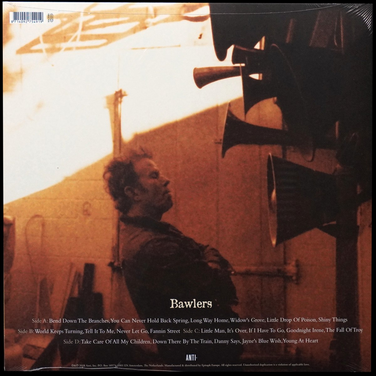 LP Tom Waits — Orphans: Bawlers (2LP) фото 2