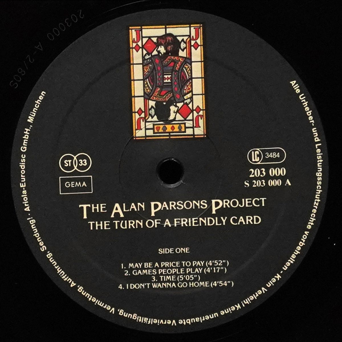 LP Alan Parsons Project — Turn Of A Friendly Card фото 3