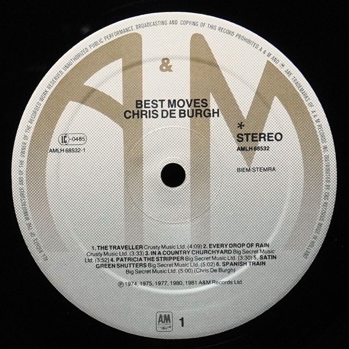 LP Chris De Burgh — Best Moves фото 2