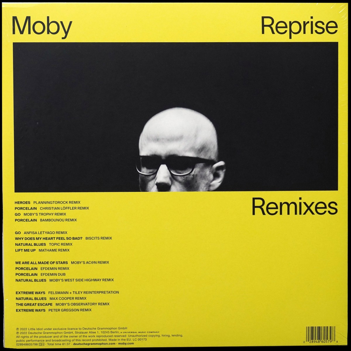 LP Moby — Reprise Remixes (2LP, цветной винил) фото 2