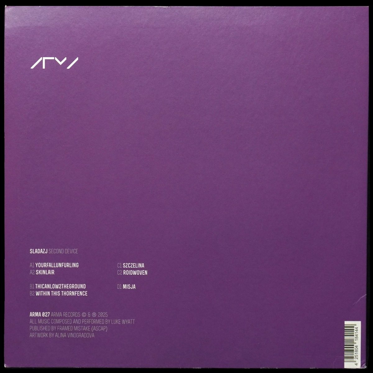 LP Sladazj — Second Device (2LP) фото 2