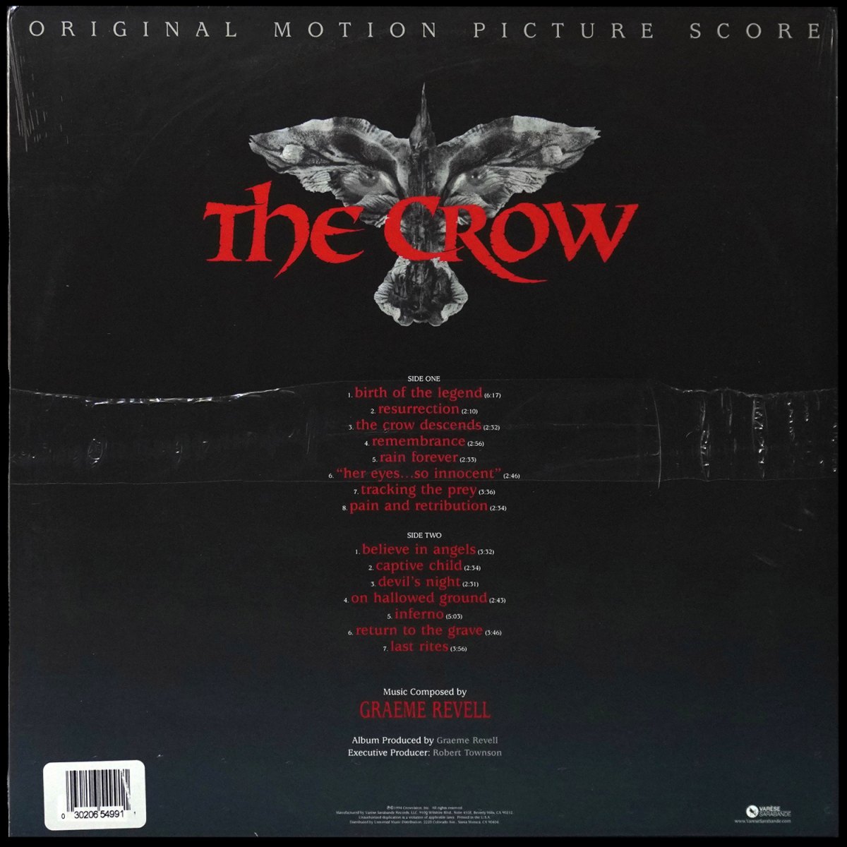 LP Graeme Revell — Crow (Original Motion Picture Score) фото 2