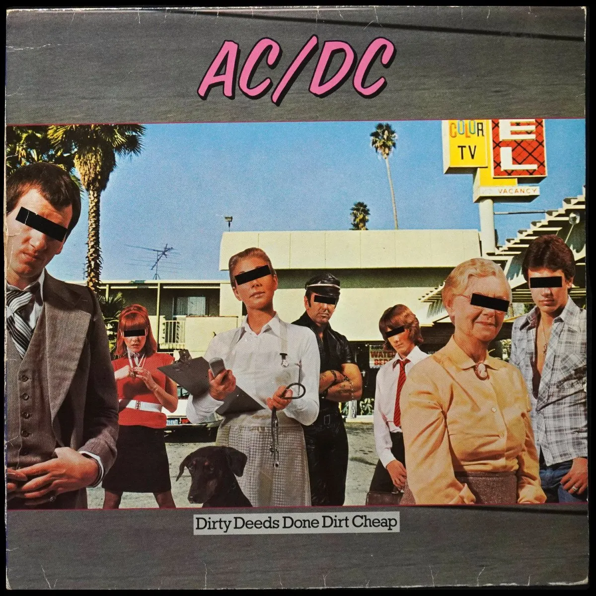 LP AC/DC — Dirty Deeds Done Dirt Cheap фото