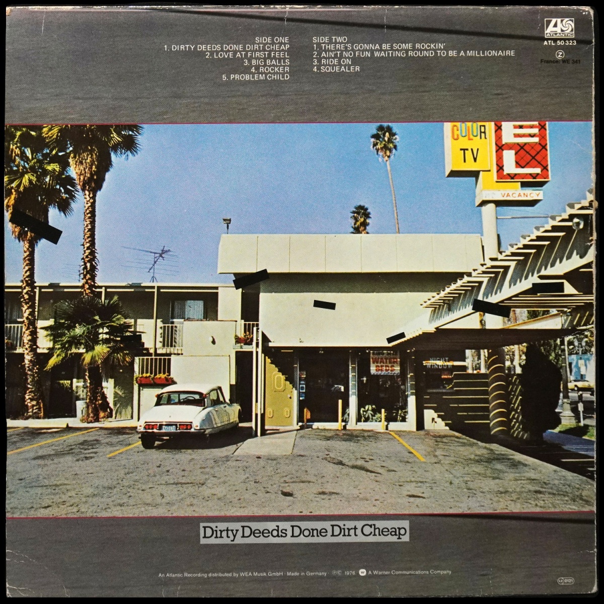 LP AC/DC — Dirty Deeds Done Dirt Cheap фото 2