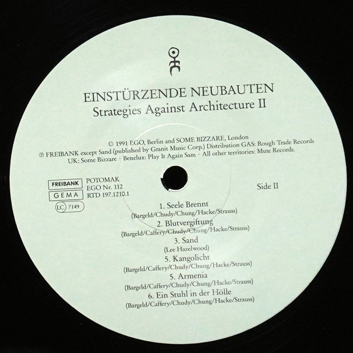 LP Einsturzende Neubauten — Strategies Against Architecture II (2LP, + буклет) фото 6