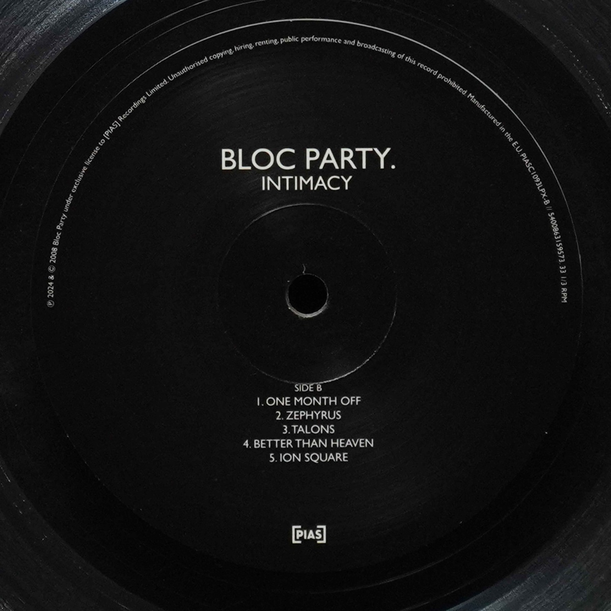 LP Bloc Party — Intimacy (цветной винил) фото 5