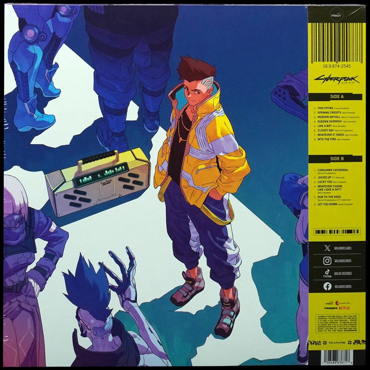 LP Akira Yamaoka — Cyberpunk: Edgerunners (Original Series Soundtrack) (цветной винил, + obi) фото 2