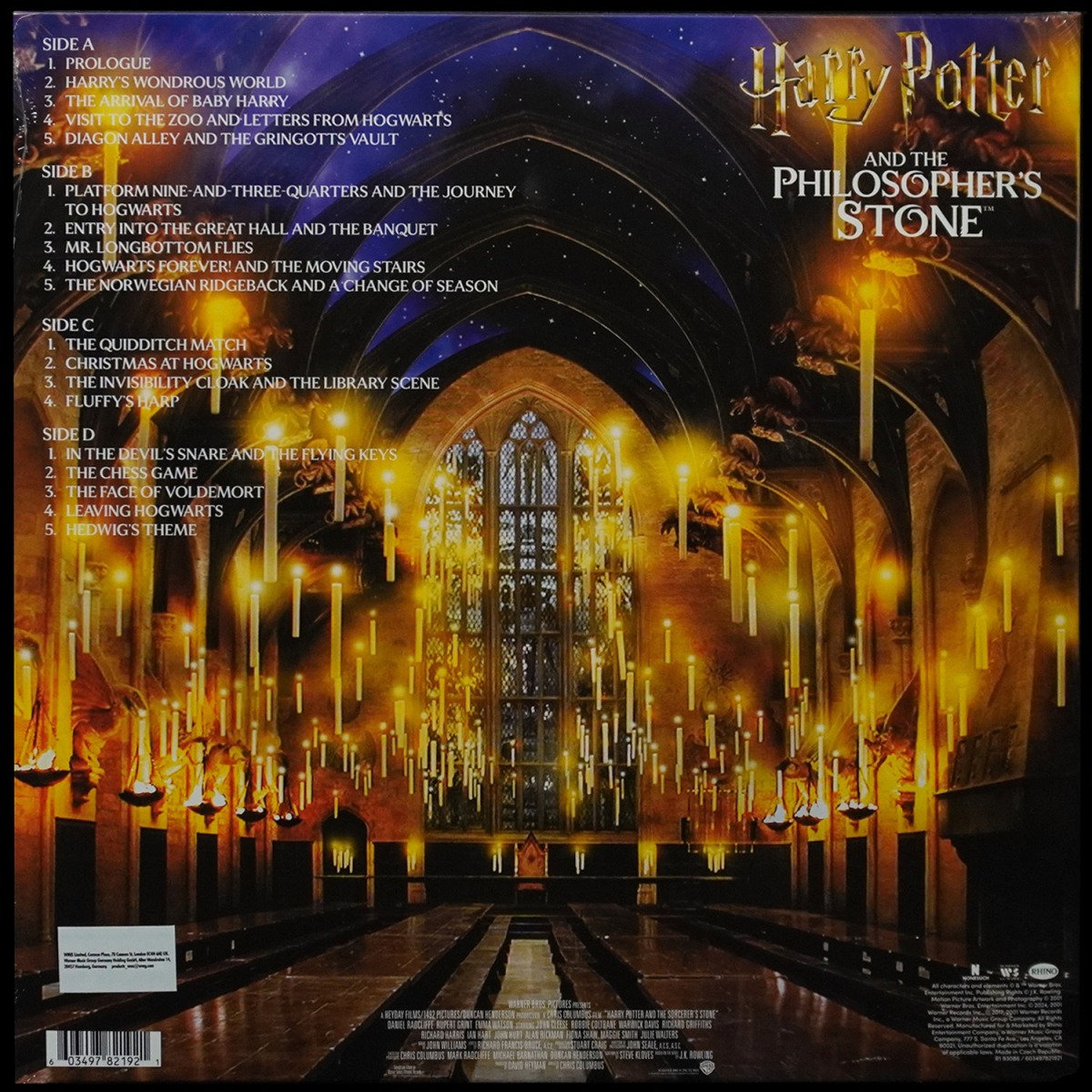LP John Williams — Harry Potter And The Philosopher's Stone (Original Motion Picture Soundtrack) (2LP) фото 2