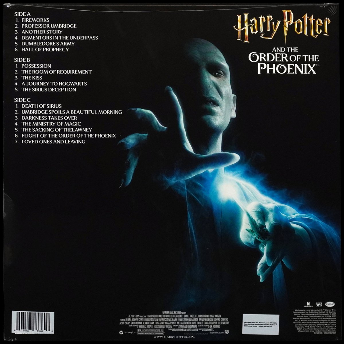 LP Nicholas Hooper — Harry Potter And The Order Of The Phoenix (Original Motion Picture Soundtrack) (2LP, цветной винил) фото 2