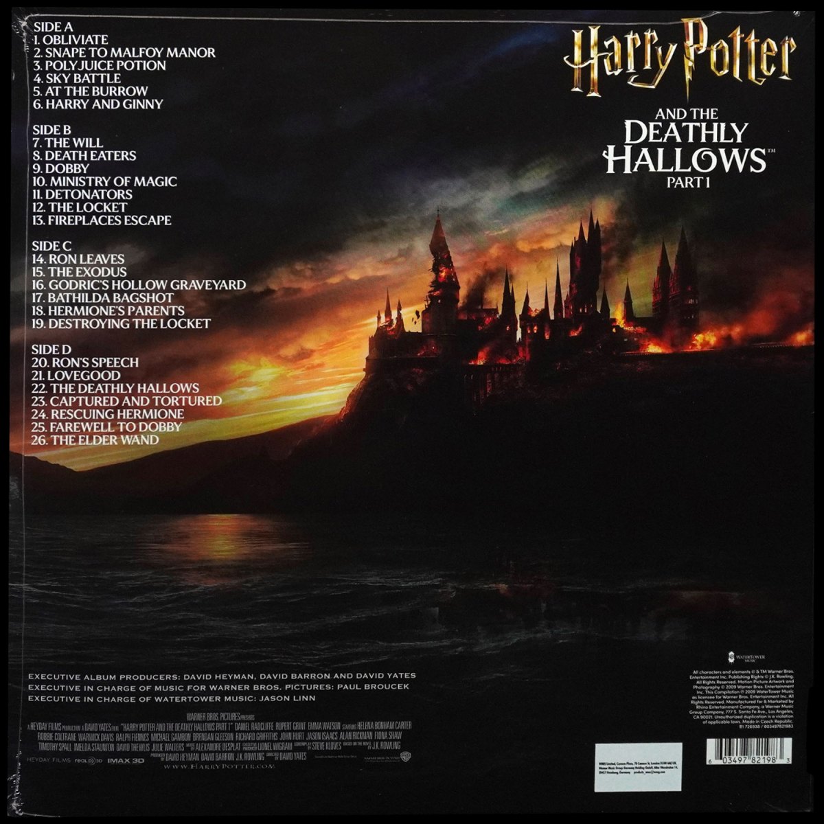 LP Alexandre Desplat — Harry Potter And The Deathly Hallows Part 1 (2LP) фото 2