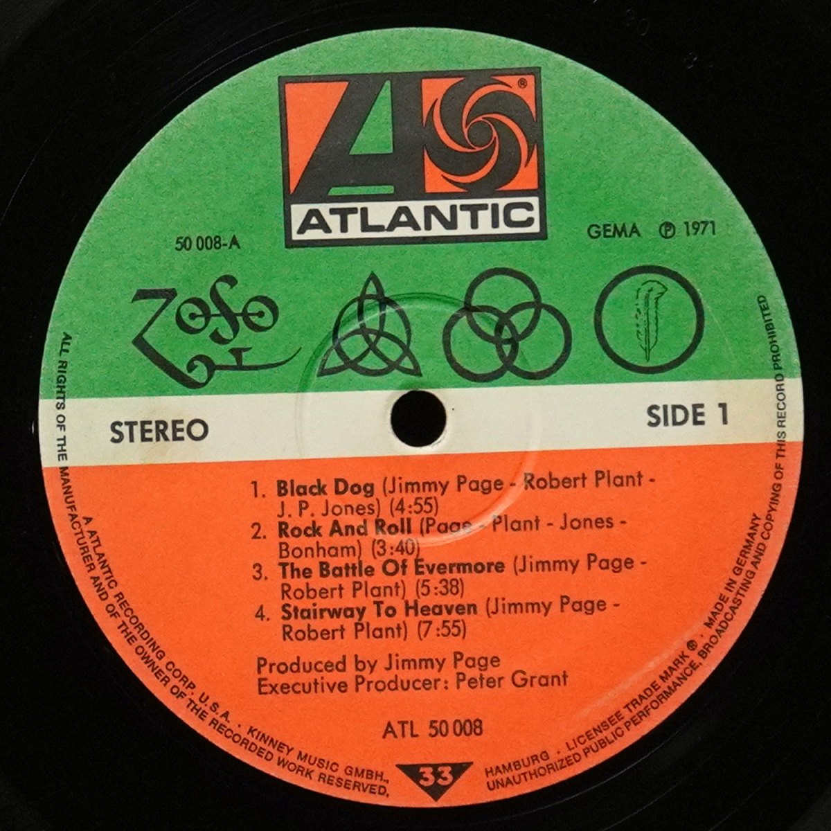 LP Led Zeppelin — Led Zeppelin IV фото 3