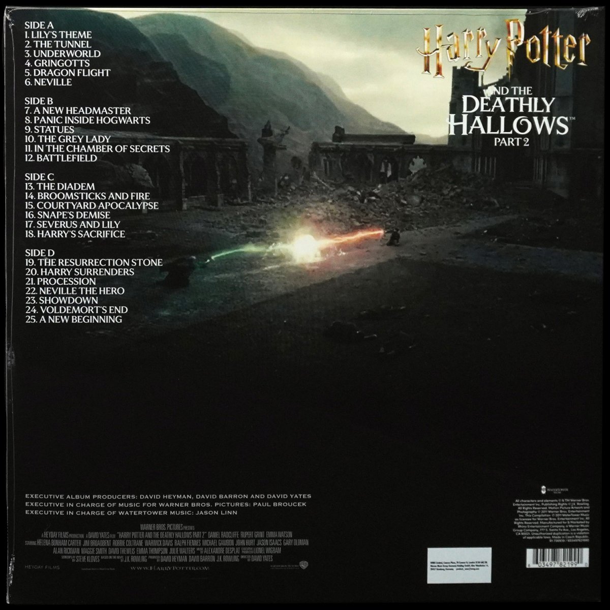 LP Alexandre Desplat — Harry Potter And The Deathly Hallows Part 2 (Original Motion Picture Soundtrack) (2LP) фото 2