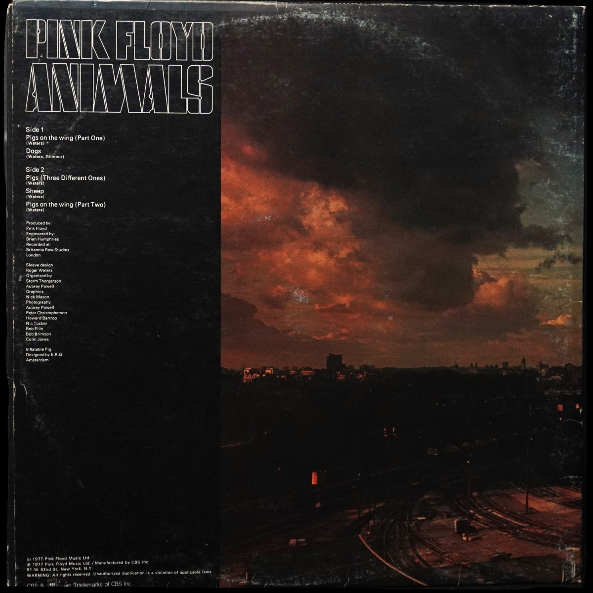 LP Pink Floyd — Animals фото 2