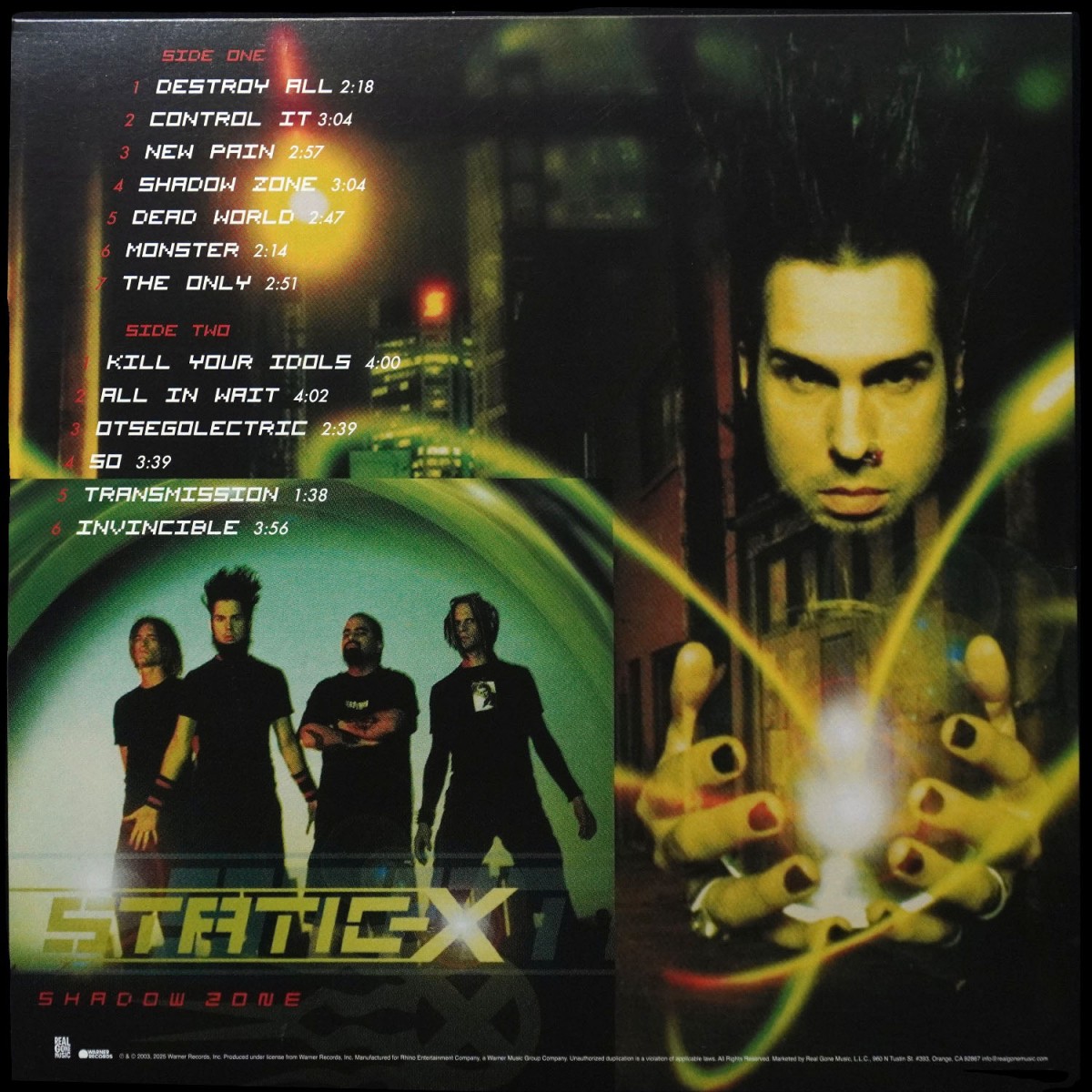 LP Static-X — Shadow Zone (цветной винил) фото 2