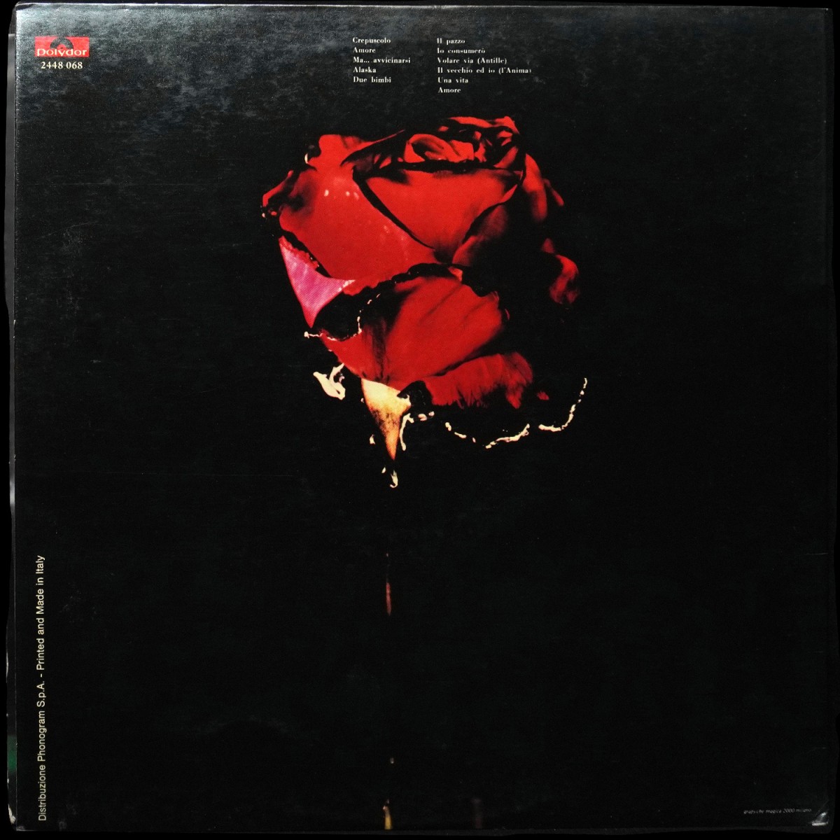 LP Umberto Balsamo — Crepuscolo D'Amore фото 2