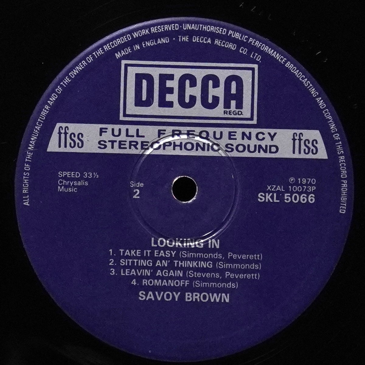 LP Savoy Brown — Looking In фото 4