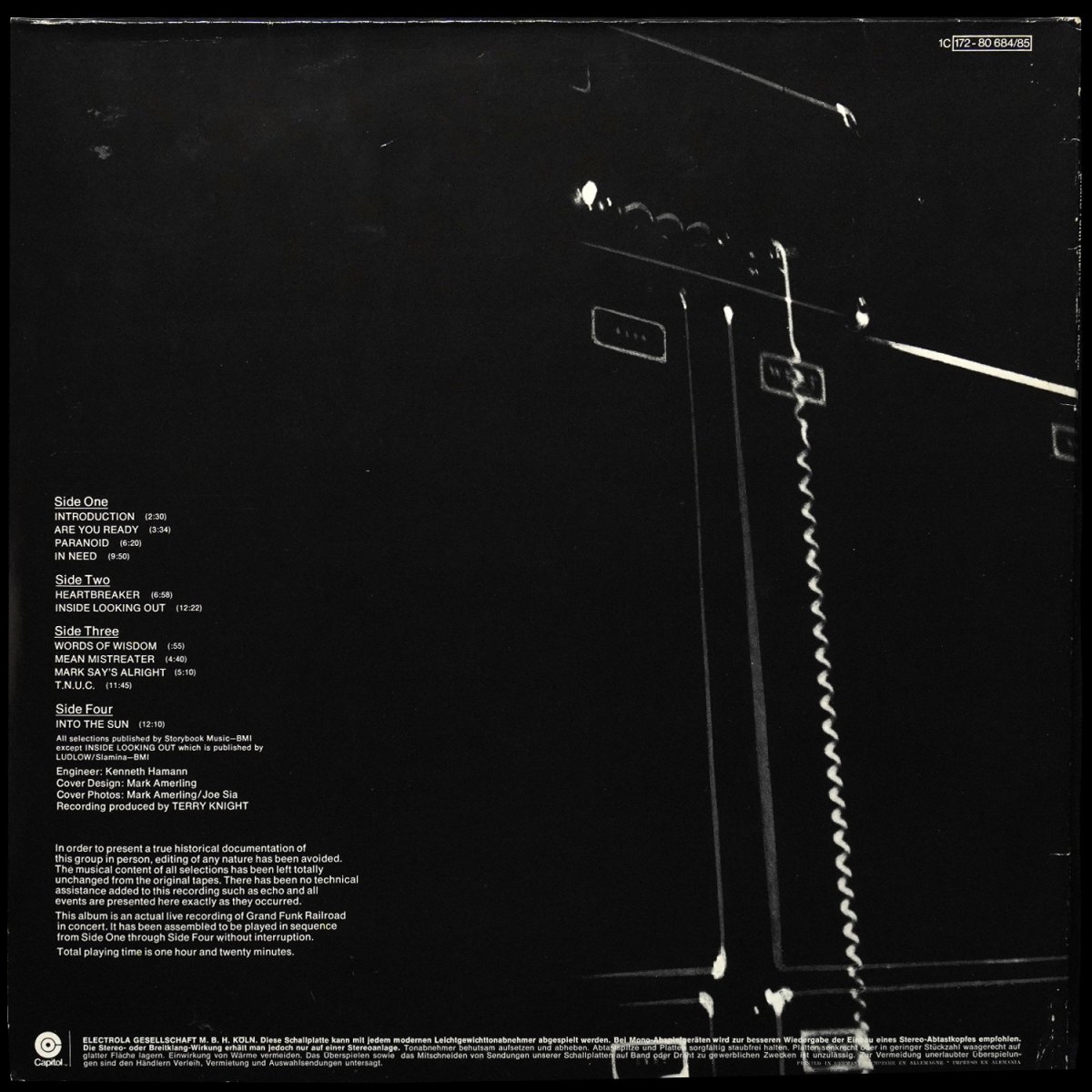 LP Grand Funk — Live Album (2LP) фото 2