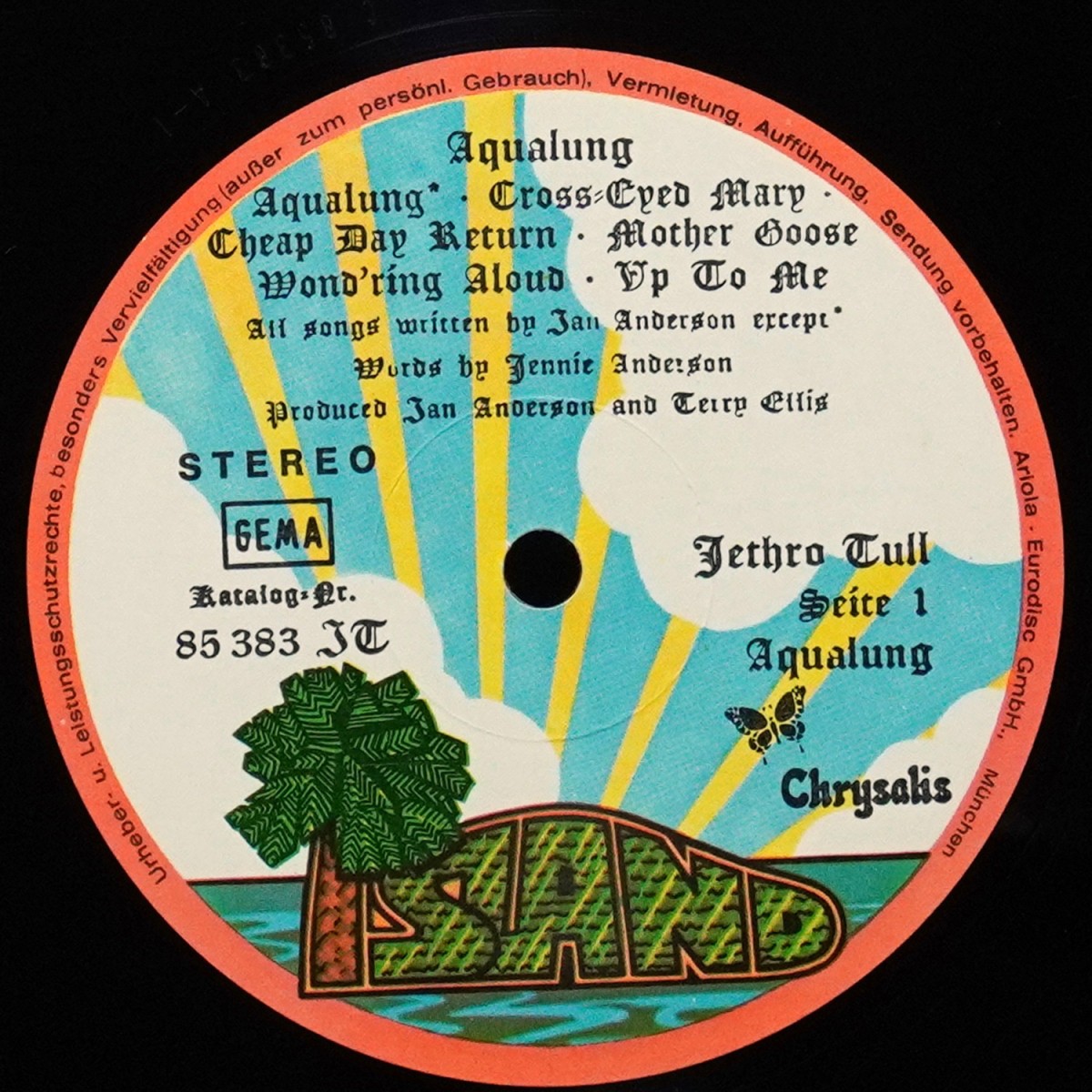 LP Jethro Tull — Aqualung фото 3