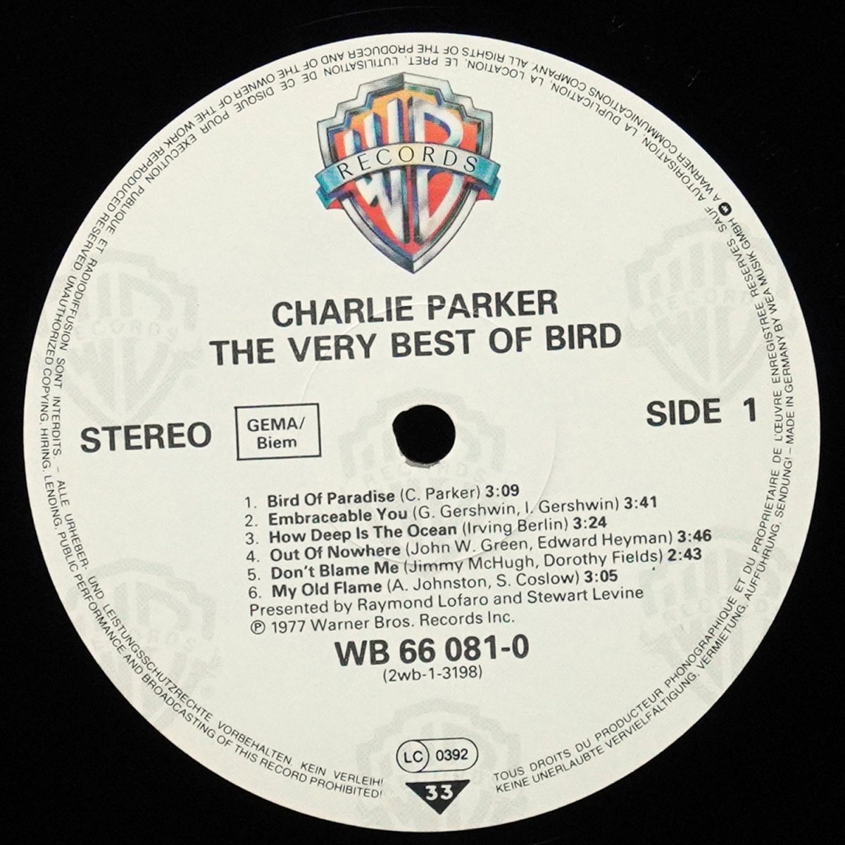 LP Charlie Parker — Very Best Of Bird (2LP) фото 3